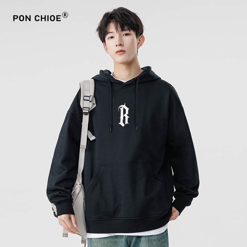 【圆领/连帽/开衫/】ponchioe潮牌情侣卫衣男女同款时尚