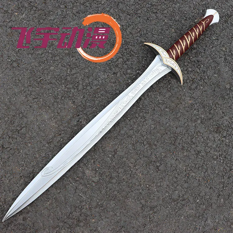 霍比特人刺叮剑 魔界指环王精灵pu道具影视仿真模型 爆款刀剑力控