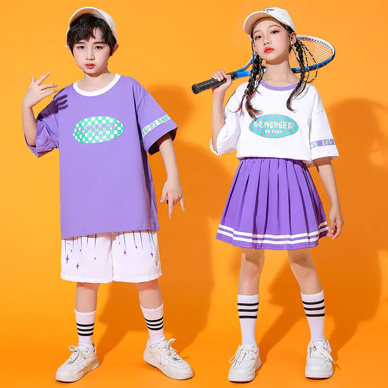 六一儿童啦啦队演出服街舞表演服