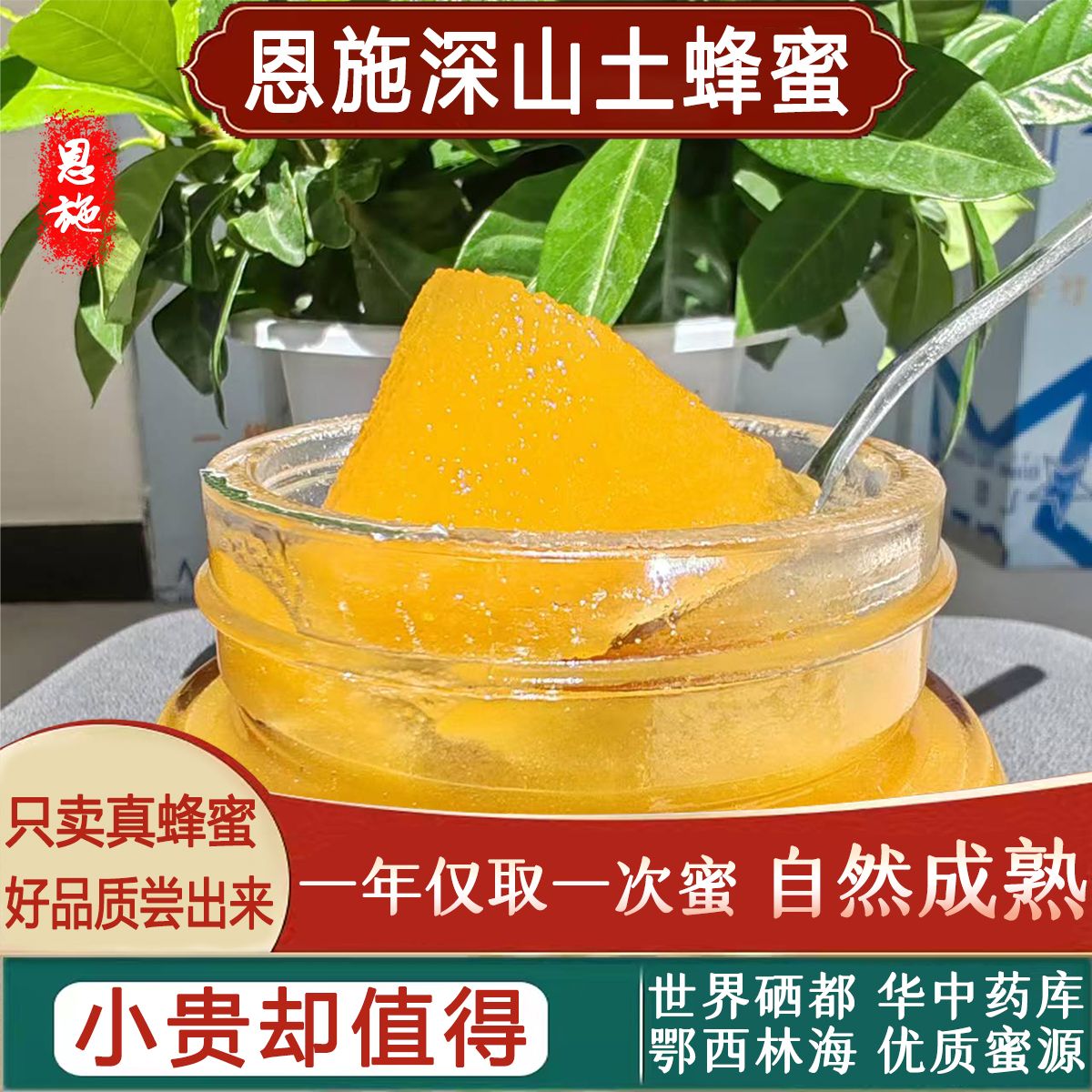 恩施土蜂蜜纯正天然土蜂蜜农家自产土蜂蜜深山木桶野百花土蜂蜜