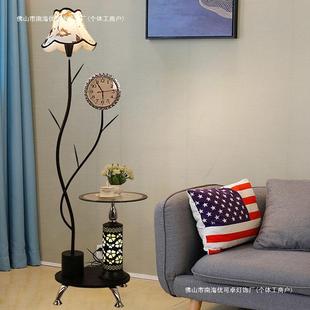 落地灯客厅现代简约卧室网红落地台灯床头灯创意护眼茶几遥控地灯