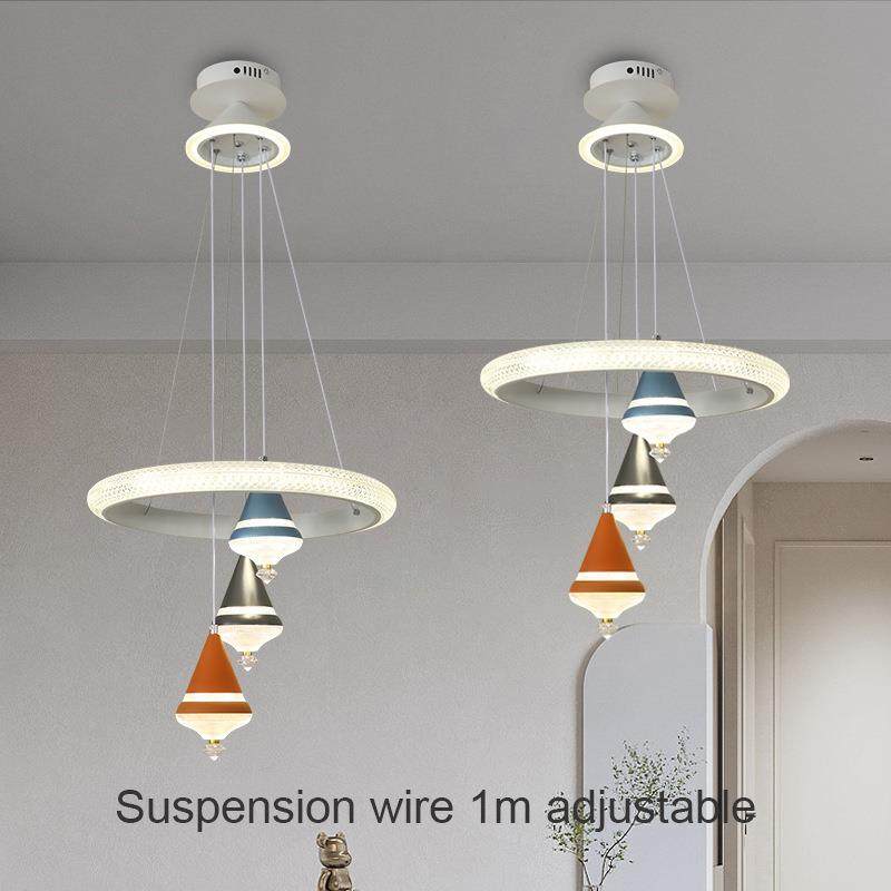 ELD餐厅吊灯现桌代简约客厅卧室灯办公灯具饭厅彩色餐吧室台设计