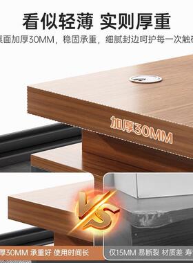 老板桌现办桌椅组合简约代员主工位管桌办公dnz03287公室家具台式