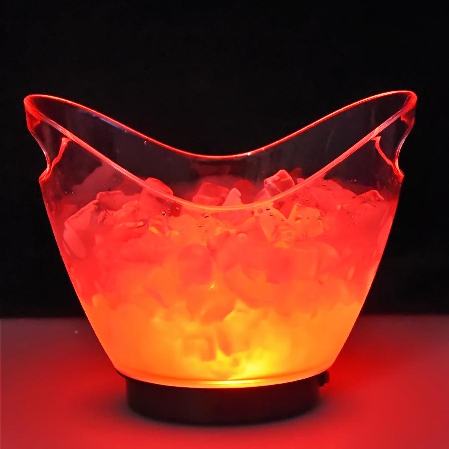 充电款中小号发元光宝LED-光冰桶酒吧KTV大炫彩发发光冰桶现货