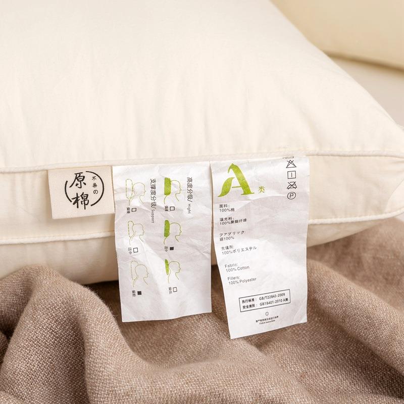 丝曼040工厂枕芯枕头头A类婴幼儿级全棉奢酒店枕枕芯全棉防