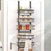 跨境厨物房门置架免打孔厕所墙上收纳架壁挂后674式 多浴室层收纳