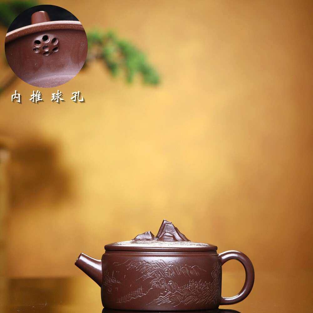 观山茶壶汉瓦砂壶宜兴紫壶厂家家用泡茶壶整装手工茶套套具货,餐饮具,整套茶具,淘宝优惠券,粉丝福利购,淘宝优惠卷
