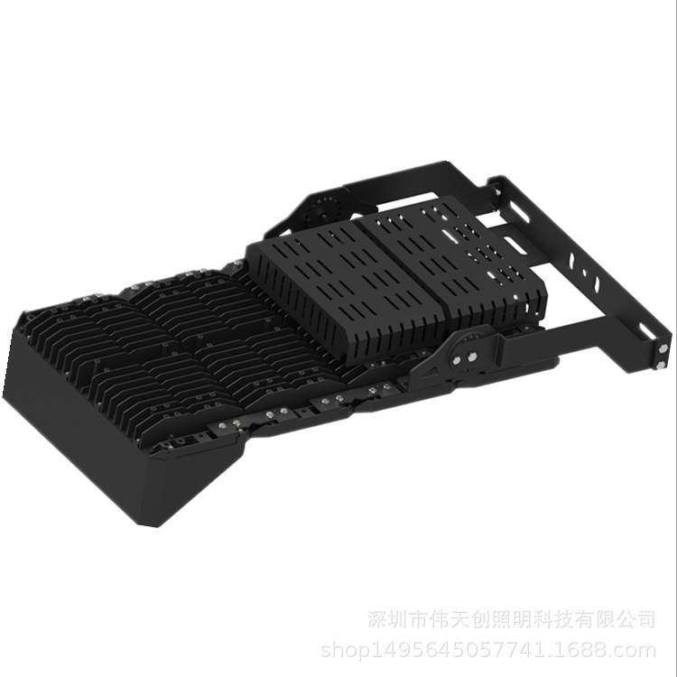 厂家 压铸铝1500W球场灯大功率模组 2000WLED投光灯灯外壳套件