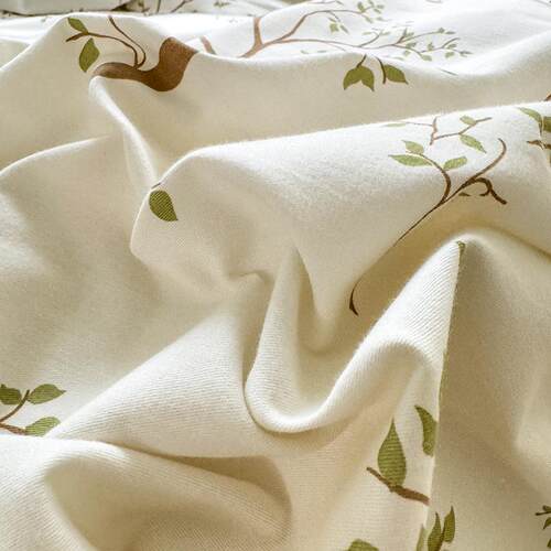 0小清新磨毛纯棉被套单2件15020xx30全棉YX纯棉加100被罩三件套秋