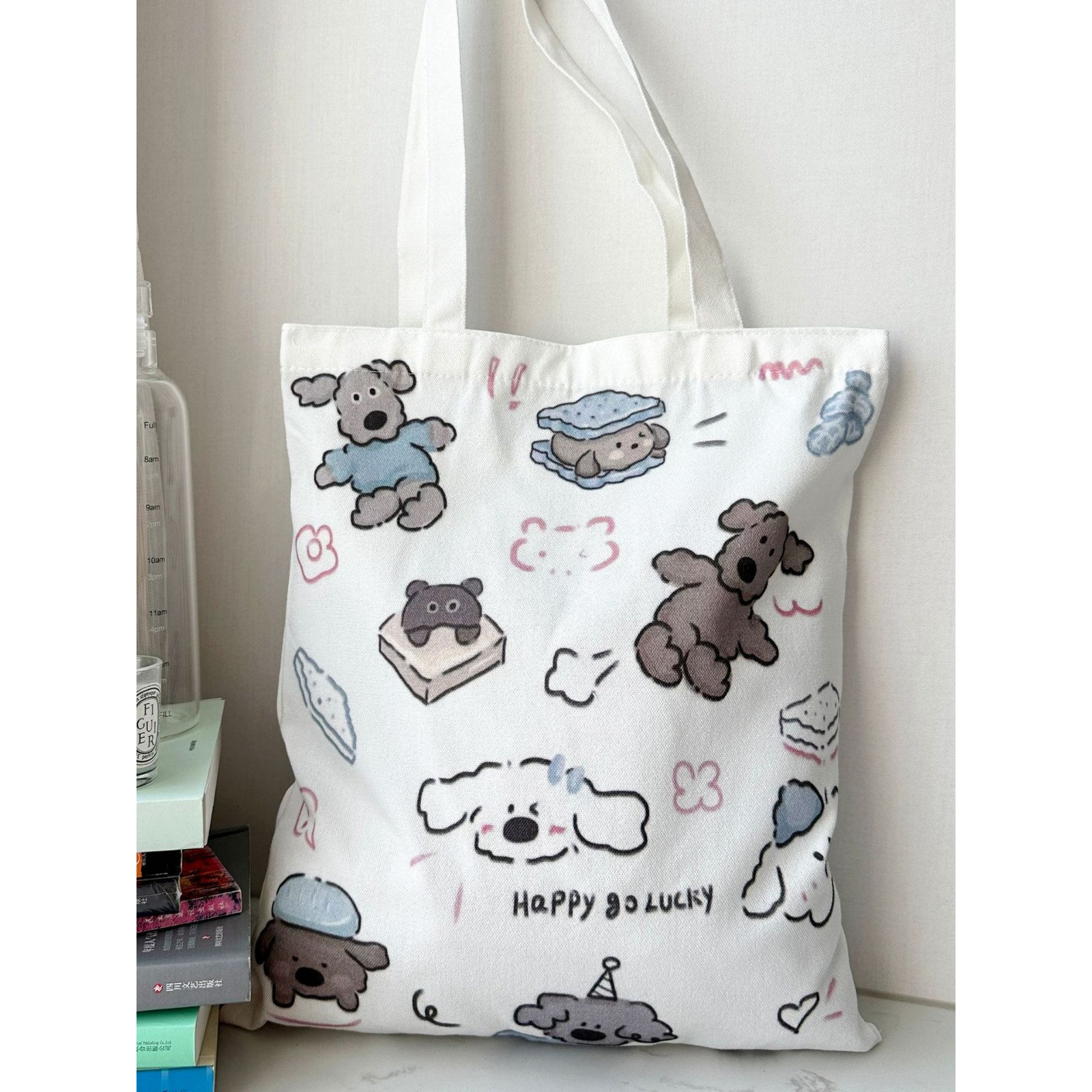 新款女包卡通图案可爱包包斜挎学生包百搭手机迷你帆布小包