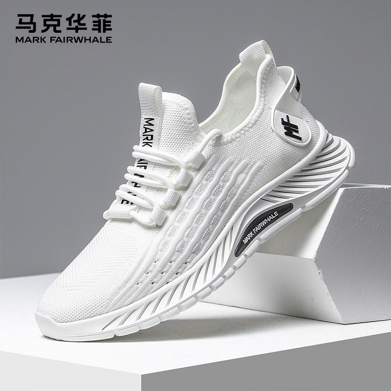马克华菲男鞋夏季透气薄款运动鞋图片