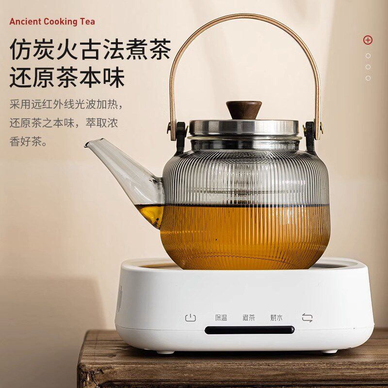 玻璃功夫茶具套装加厚高硼硅家用耐热煮茶壶茶杯电陶炉组合烧水壶