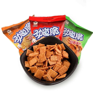 福令郎劲道脆扬州米片18g小米锅巴小包装8090香辣味零食脆片锅巴