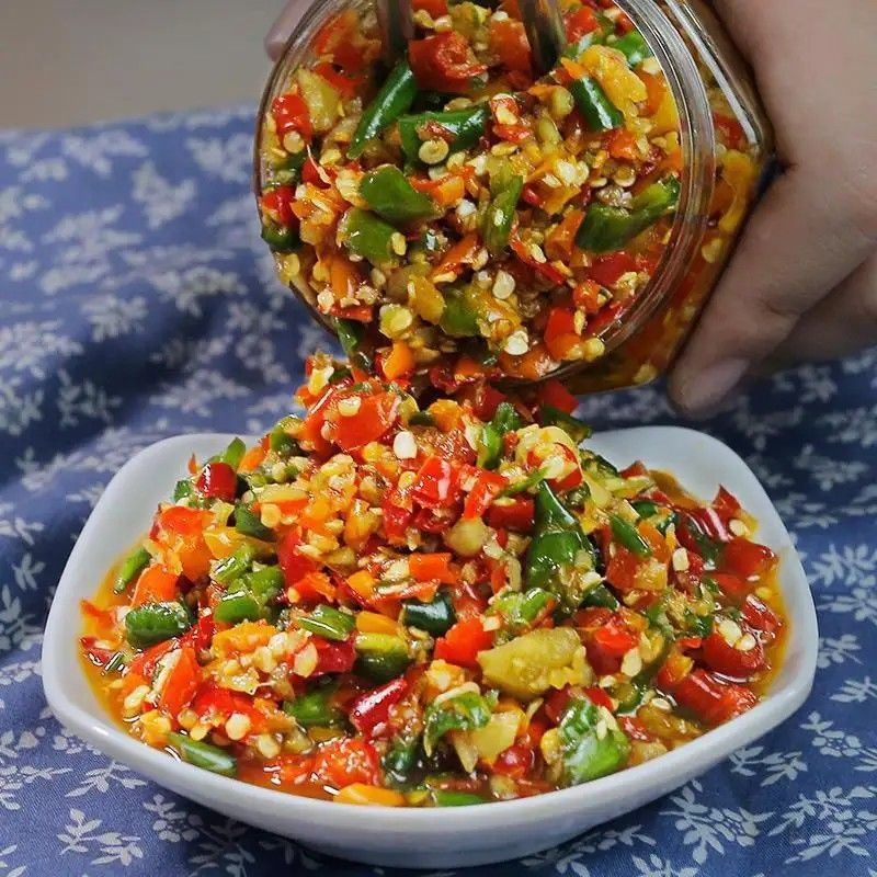 青红双椒剁椒酱辣椒酱手工剁椒下饭凉拌菜超特辣小米辣香辣调味酱