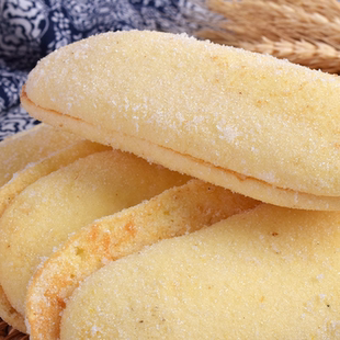 东北特产牛舌头长条糕点牛舌糕长白糕老式手工软白条批发牛舌饼