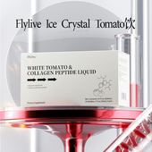 专利款 Flylive净斑素冰晶白番茄PQQ液态饮祛黄褐高光小白管肽