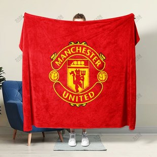 西甲足球队潮流毛毯法兰绒毯卧室沙发午睡毯盖毯宿舍铺床毯子定制