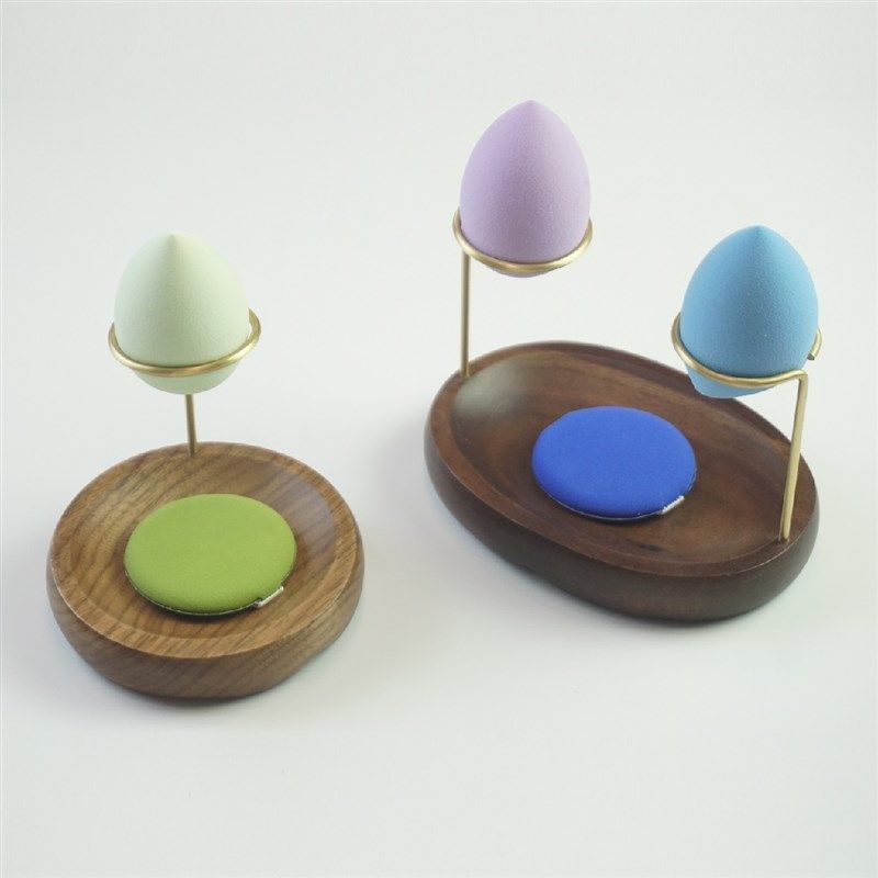 美妆蛋收纳架海绵化妆蛋托架气垫粉扑晾晒架多层透气实木置物架,收纳整理,美妆蛋收纳盒/架,淘宝优惠券,粉丝福利购,淘宝优惠卷