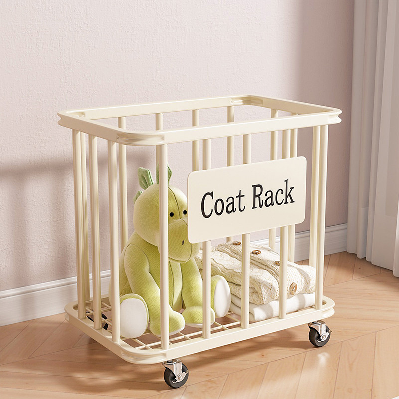 脏衣篮收纳筐带轮可移动卧室衣架落地宿舍大容量铁艺杂物架衣帽架,收纳整理,脏衣篮,淘宝优惠券,粉丝福利购,淘宝优惠卷