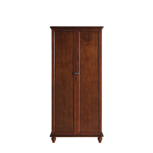 美式衣柜小户型实木两门对开门卧室大衣柜小型简约衣柜拆装组装