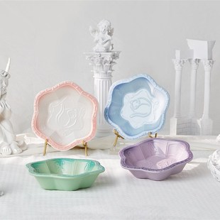 【带两包试吃】q卡露米釉下彩渐变花瓣碗