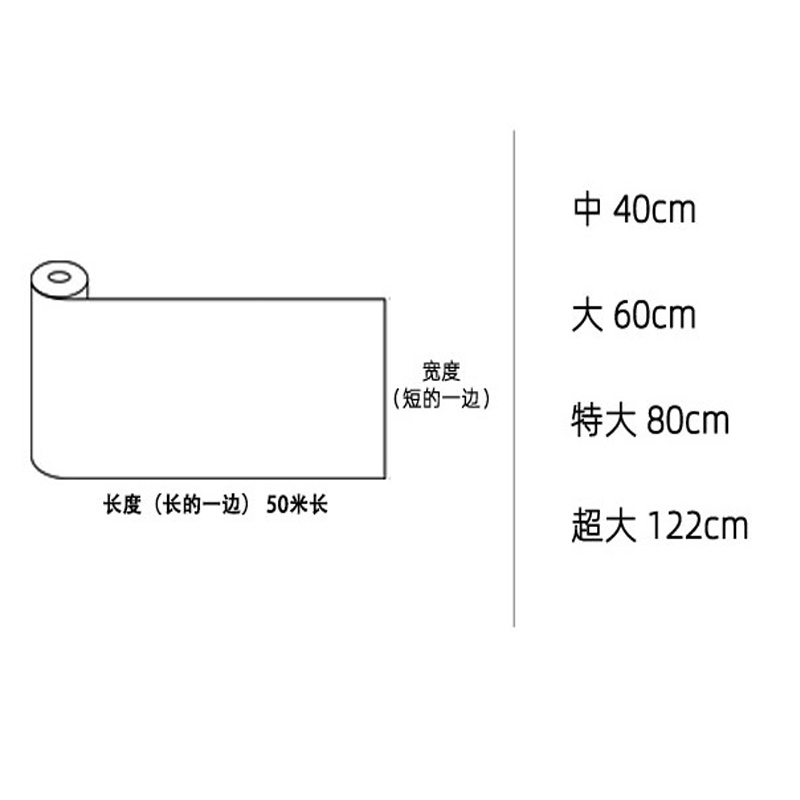 50米大卷波音软片自粘门贴家具贴膜衣柜子桌翻新贴纸木纹仿木