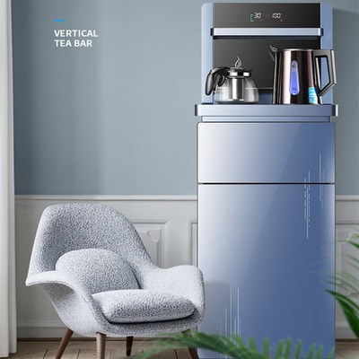 饮水机家用智能遥控冷热全自动上水吧台式立式茶吧机下置水桶