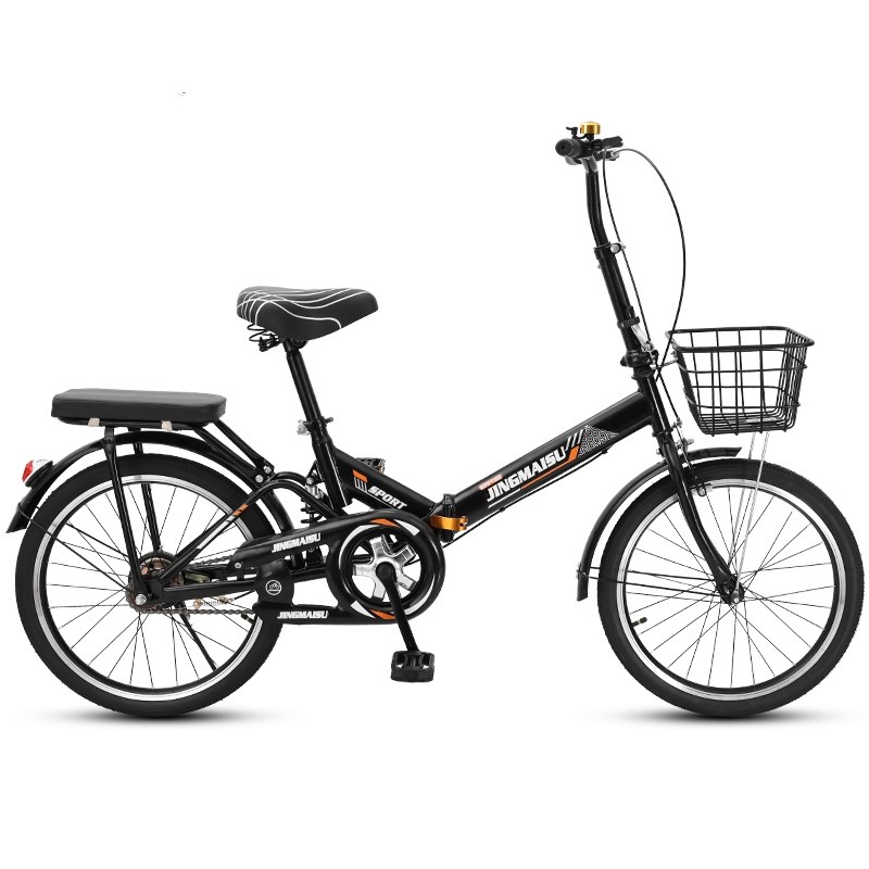 新款可折叠学生自行车女超轻便携小型单速免安装20寸男女成人单车