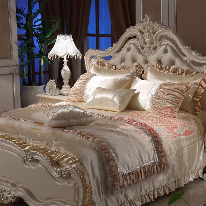 样板房床品多件套装欧式法式四件套奢华别墅高档样板间床上用品