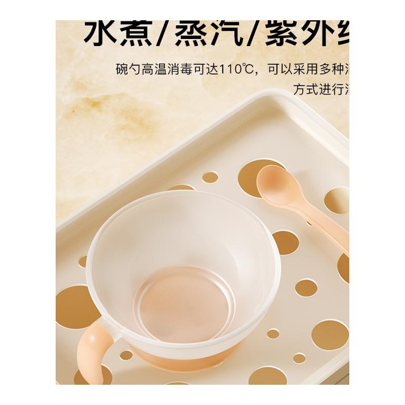 婴儿辅食碗新生儿宝宝专用小碗勺子吃米粉糊初生喂水碗勺硅胶套装