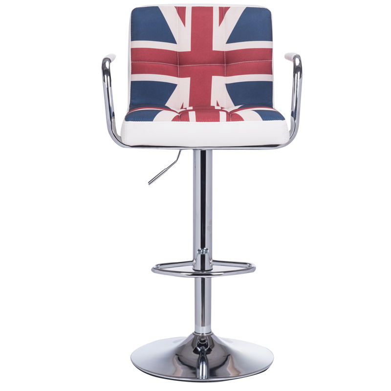 家用吧台椅升降高脚凳酒吧桌椅现代简约化妆靠背椅前台收银旋转椅