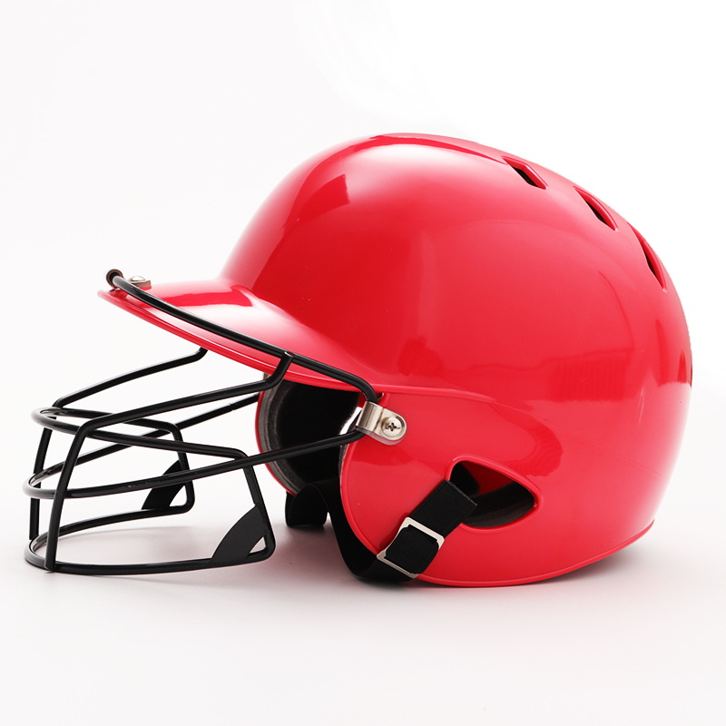 棒球头盔 青少年儿童成人用棒垒球硬式用打击头盔多色带面罩