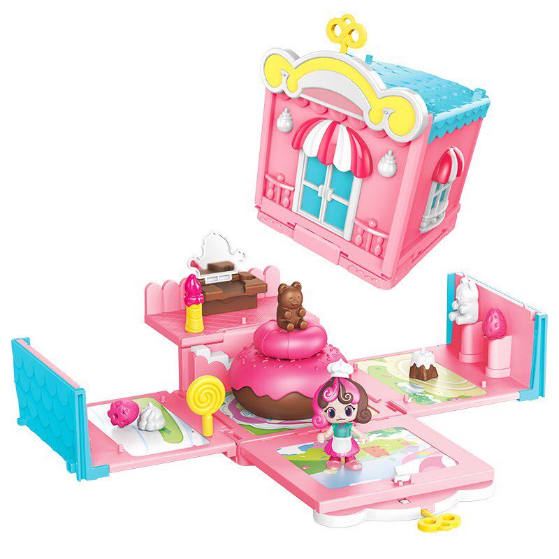 寻梦泡泡岛酒店大堂女孩过家家玩具丰收南瓜谷房间会唱歌的泡泡泉