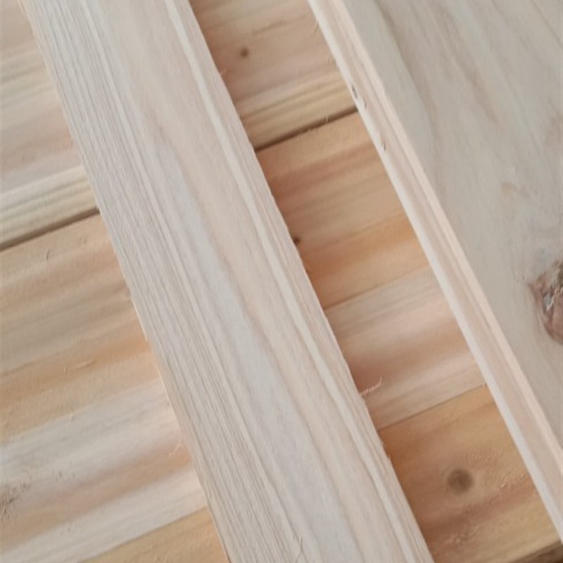装修板子实木板1*10*198cm杉木长条板护墙板两面抛光天然实木材料