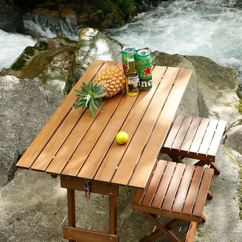 折叠桌椅套装户外用品野餐一桌四凳露营户外折叠桌椅厂家现货