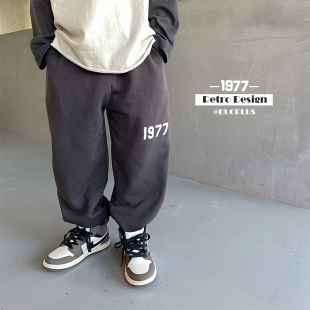 男童褲 男孩加絨長褲 20v22新款 休閑褲 衛(wèi)褲 兒童運動褲 童裝 子秋冬裝