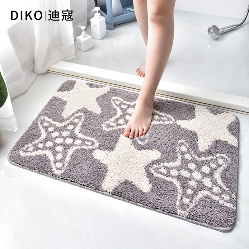 卫生间地垫浴室地毯超强吸水垫子防滑吸地洗手间门垫厕所门口脚垫