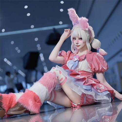 拉拉队员三丽鸥cos服美乐蒂