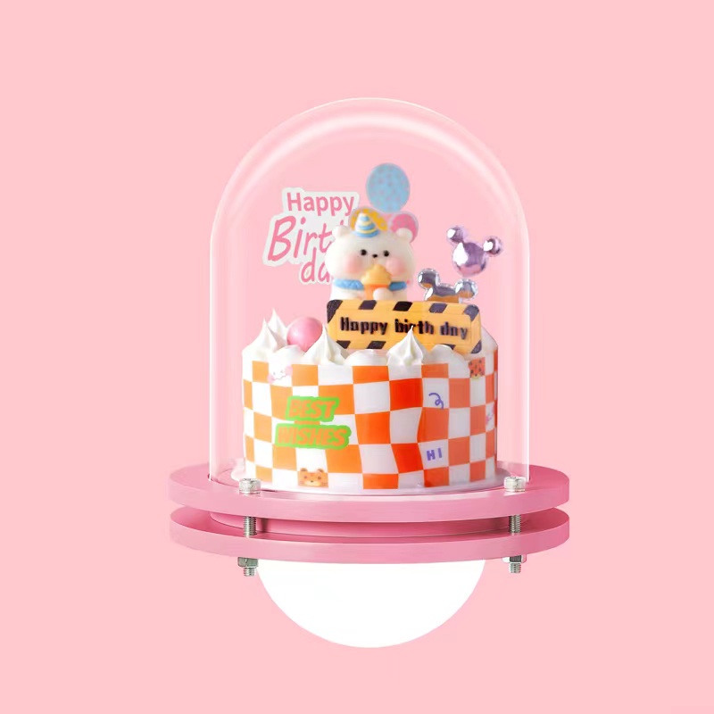 蛋糕模型罩好利来网红墙定制亚克力玻璃星空球罩甜品台橱窗展示架