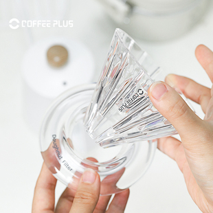 Coffeeplus甜甜圈手冲咖啡V60滤杯咖啡滤杯套装 竞赛咖啡蛋糕滤杯