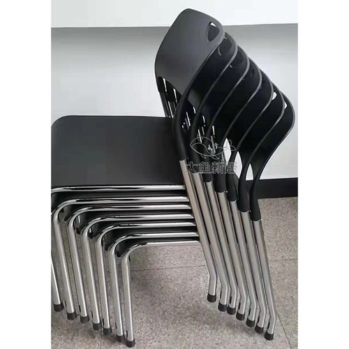 培训会议椅简约职员办公洽谈桌椅子无扶手靠背椅会议室办公室椅子