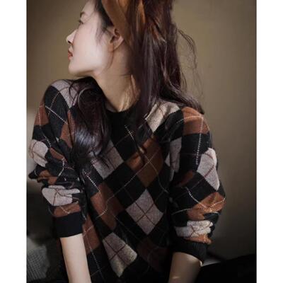 100%纯山羊绒毛衣女加厚2025秋冬