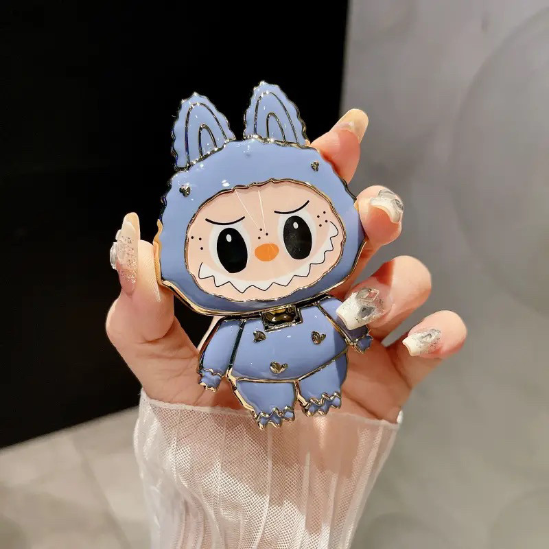 Labubu Charm! Cute 360° Rotating Mirror & Phone Stand - Taobao product photo 6