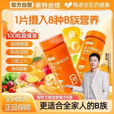 诺特兰德多种覆合维生素B族片b612维生素C男女通用官方正品旗舰店