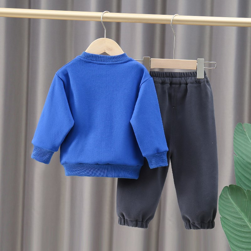 男童套装纯棉春秋宝宝套头儿童裤子婴儿上衣秋季童装儿童衣服秋装