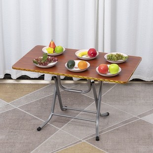 可折叠饭台折叠桌矮小桌子小餐桌长方形吃饭桌子折叠小饭桌长方桌