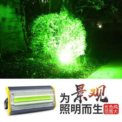 led投光射灯户外30W50瓦院子暖光照明店铺商用门头招牌投射广告灯