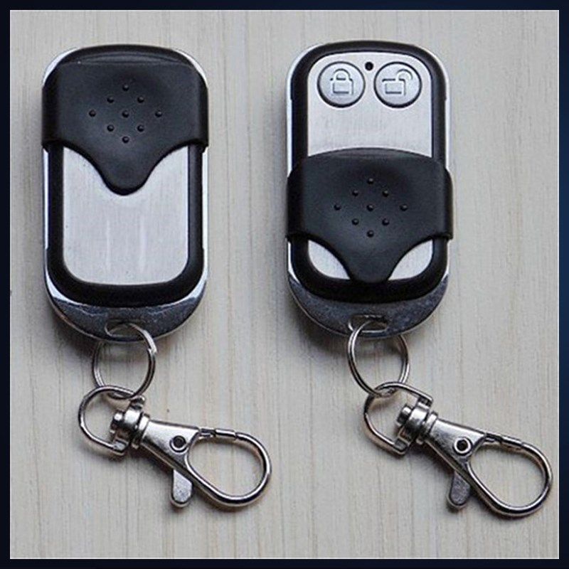 通用2键车库门遥控器卷帘门翻板伸缩门道闸电机对码学习433摇控器