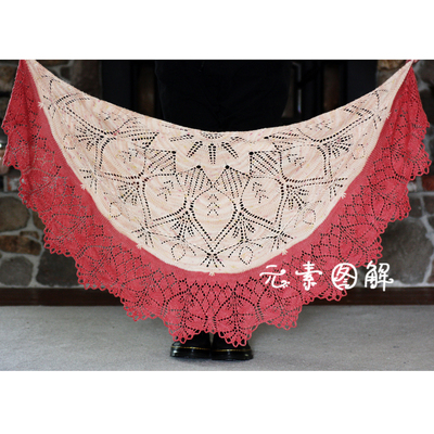 Romi神迷织2022披肩图解编织教程