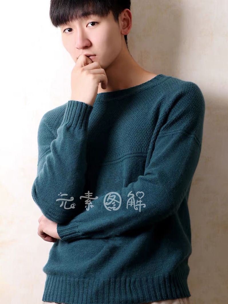 杰登薄款套衫图解织毛衣教程